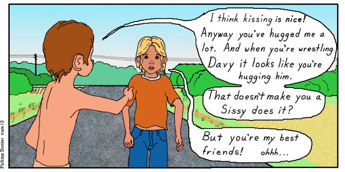 I think kissing is nice.