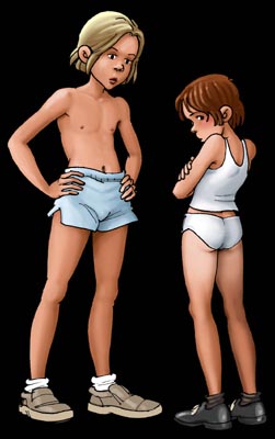 "We can't stay here in this alleyway!"