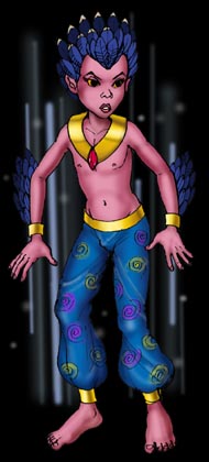 A humanoid form appeared.