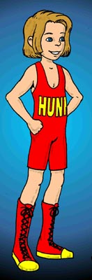 Davy had shown up as a wrestler.