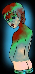 "Stop lookin' at my butt!"