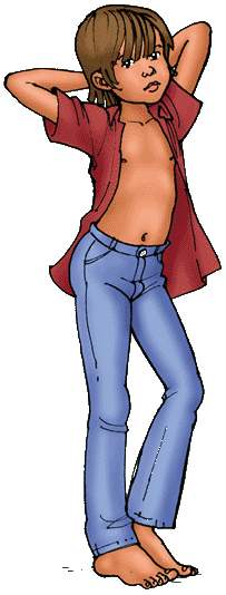 I looked at me in the mirror.