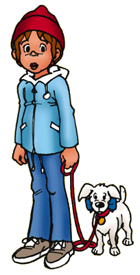 The boy's little face fell.