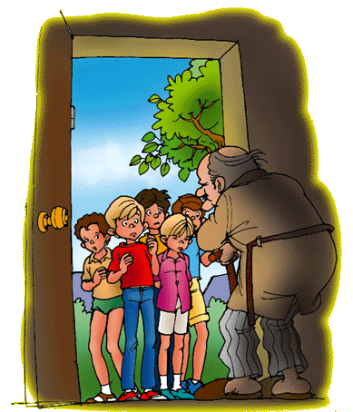 Mr Donner opened the door.