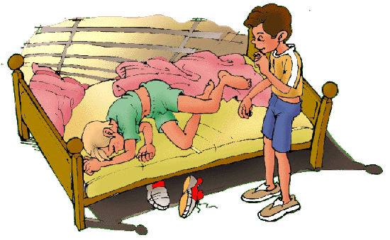 Jason came creeping to Niklas' bed.