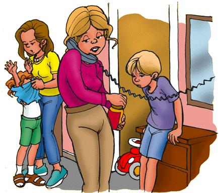 Mrs. McCollough tried to ignore the noise