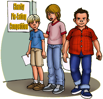 A few of the other children were quite fat.