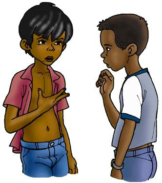 Sergio decided to ask the gangleader.