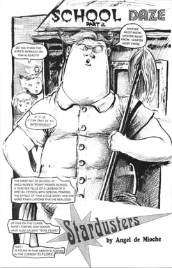 Backup story first page